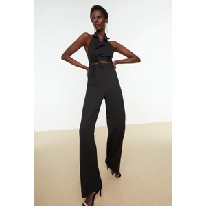 Trendyol Black Jacket Collar Jumpsuit