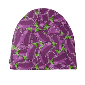 Mr. GUGU & Miss GO Man's Eggplant Beanie MB 2167178