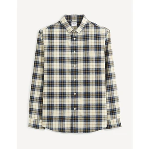 Celio Plaid Cotton Shirt - Men