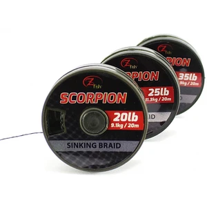 Zfish šňůrka scorpion sinking braid camou 20 m-průměr 20 lb / nosnost 9 kg