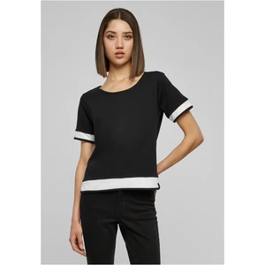 Women's T-shirt Terry Mesh blk/wht