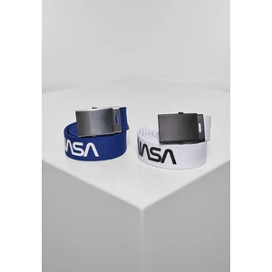 NASA Belt 2-Pack extra long blue/wht