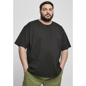 Curved Oversized T-Shirt Made of Organic Cotton Black