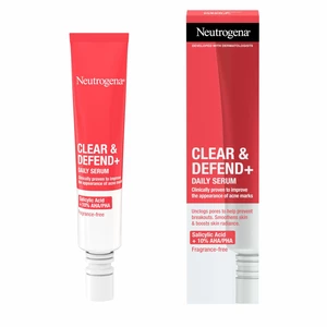 Neutrogena Clear & Defend+ sérum proti akné 30 ml