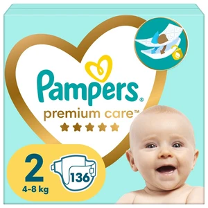 PAMPERS Plienky jednorázové Premium Care veľ. 2 (136 ks) 4-8 kg