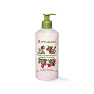 Yves Rocher Raspberry & Mint energizující tělové mléko 390 ml