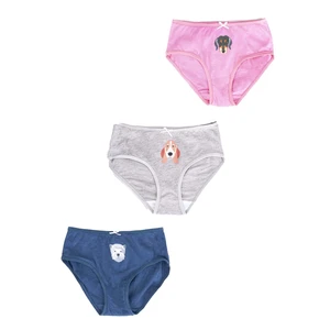 Yoclub Kids's Cotton Girls' Briefs Underwear 3-pack BMD-0027G-AA30-002