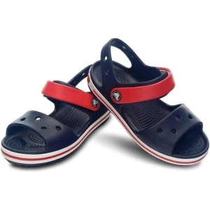 Crocs Kids' Crocband Sandal Navy/Red 30-31