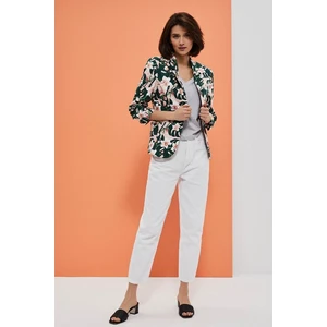 Jacket with a floral print