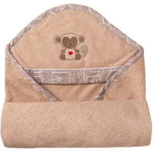 Babymatex Bamboo osuška s kapucí Beige 100x100 cm