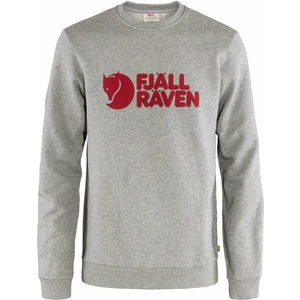 Fjällräven Felpa outdoor Logo Sweater M Grey/Melange L