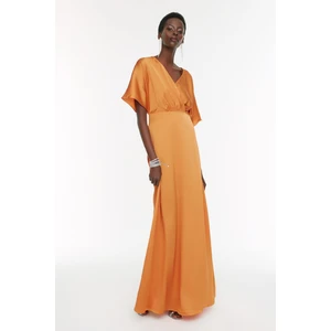 Sukienka damska Trendyol TPRSS22AE0076/Orange