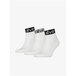 Set of three pairs of white men's socks Calvin Klein - Men