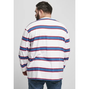Light Stripe Oversized LS White/sportyblue