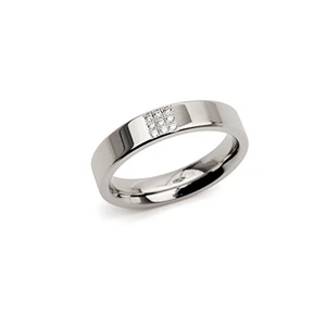Boccia Titanium Titánový prsteň s diamantmi 0121-02 58 mm