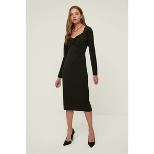 Trendyol Black Knitted Dress