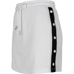 Ladies Track Skirt wht/blk/wht