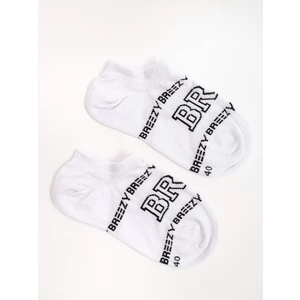 Printed socks white