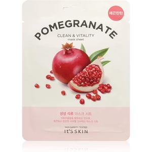 It´s Skin The Fresh Mask Pomegranate plátýnková maska pro rozjasnění a vitalitu pleti 20 g