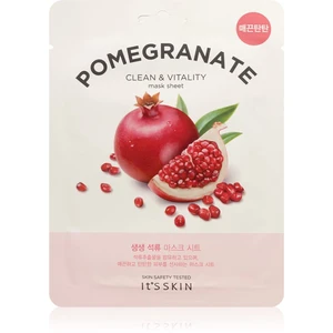 It´s Skin The Fresh Mask Pomegranate plátýnková maska pro rozjasnění a vitalitu pleti 20 g