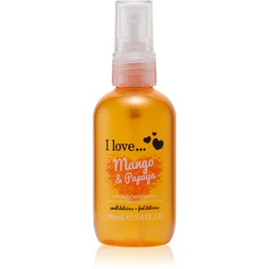 I love... Mango & Papaya osvěžující tělový sprej 100 ml