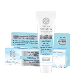 Natura Siberica Natural Siberian Siberian Pearl bělicí zubní pasta pro svěží dech 100 g