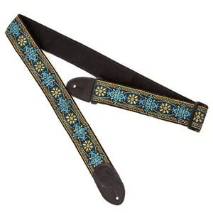 Gretsch Brand Guitar Strap Blue/Orange