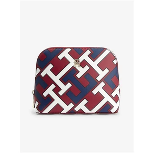 White-Red Women's Patterned Cosmetic Bag Tommy Hilfiger - Women
