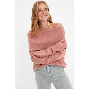 Trendyol Sweater - Pink - Regular fit