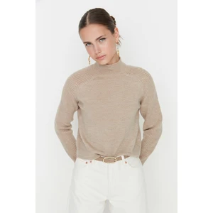 Dámský svetr Trendyol TWOAW23KZ00186/BEIGE