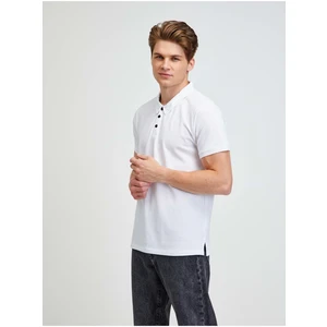 White Men's Polo T-Shirt Alpine Pro Sedar - Men's