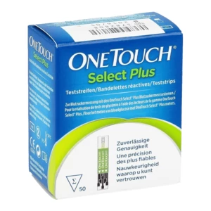 One Touch Select Plus Prúžky testovacie ku glukometru 50 ks