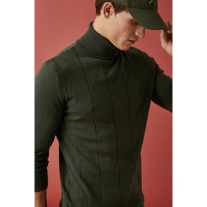 Koton Textured Sweater Turtleneck
