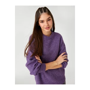 Koton Knitted Sweater Crew Neck Long Sleeve