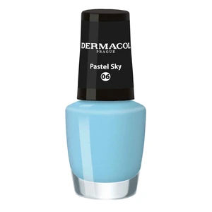 Dermacol Mini lak na nechty odtieň 06 Pastel Sky 5 ml