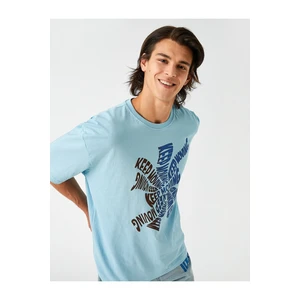 Koton T-Shirt - Blue - Regular fit