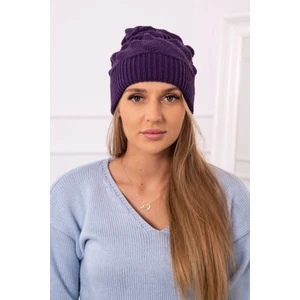 Women's cap Leonia K342 purple