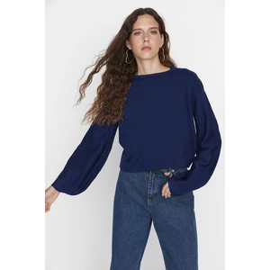 Trendyol Sweater - Dark blue - Regular fit