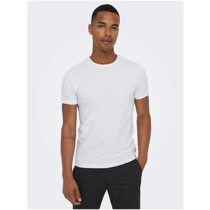 Set of two men's basic T-shirts in white ONLY & SONS - Men