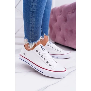 Women's Classic Low Sneakers Big Star DD274336 White