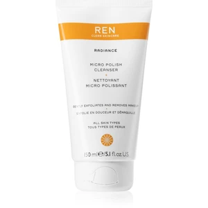 REN Radiance exfoliační čisticí pěna pro všechny typy pleti 150 ml