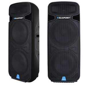 Párty reproduktor Blaupunkt PA25 čierny... Party reproduktor, výkon 1900 W, MP3/WMA, Bluetooth, FM tuner, pevná konstrukce, výkonný zesilovač, USB, sl