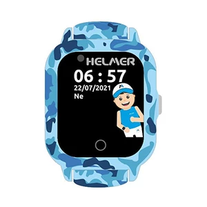 Inteligentné hodinky Helmer LK 710 dětské s GPS lokátorem (hlmlk710b) modré detské hodinky • 1,33" TFT LCD displej • dotykové ovládanie • Wi-Fi • GPS