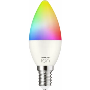 Inteligentná žiarovka Niceboy ION SmartBulb RGB E14, 5,5W (SC-E14) inteligentná žiarovka LED • príkon 5,5 W • biele svetlo a 16 miliónov farieb • nast