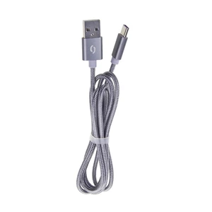 Datový kabel ALIGATOR TUBA 2A, Micro USB, šedá