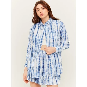 Blue-white patterned shirt TALLY WEiJL - Women