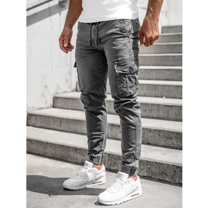 Pantaloni cargo joggers gri Bolf CT6706S0