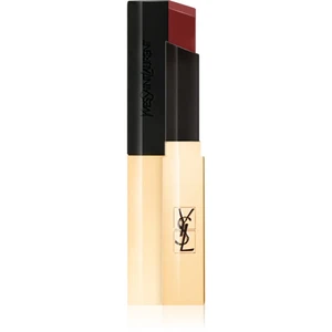 Yves Saint Laurent Rouge Pur Couture The Slim tenký zmatňujúci rúž s koženým efektom odtieň 1966 Rouge Libre 2,2 g