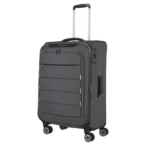 Travelite Látkový cestovní kufr Skaii 4w M Anthracite 62/67 l