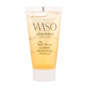 Shiseido Waso Quick Gentle Cleanser 30 ml čisticí gel pro ženy na všechny typy pleti; na rozjasnění pleti
